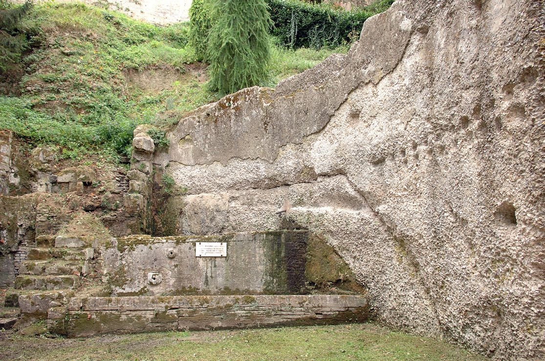 The wall, the gates and the Fonte Magna